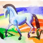 Pferd wie Franz Marc